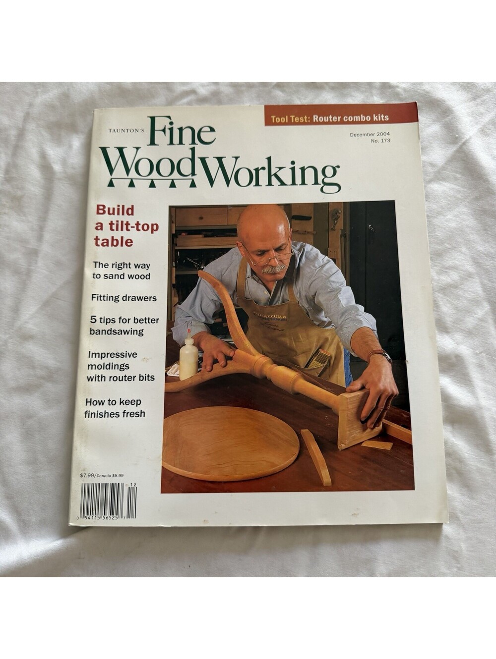 Fine Woodworking December 2004 - Build a Tilt-Top Table!